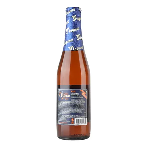 Сидр ігристий Cider Magnum Sekt Rose напівсухий купажний міцний 8% 0.33 л - фото 3