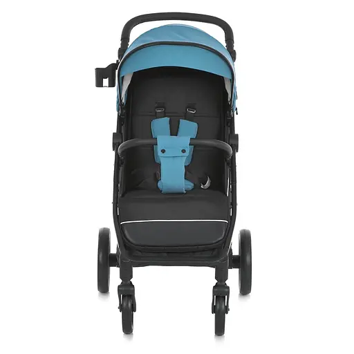 Детская прогулочная коляска-книга Bambi M 5723 Viva Pine blue Голубая - фото 2