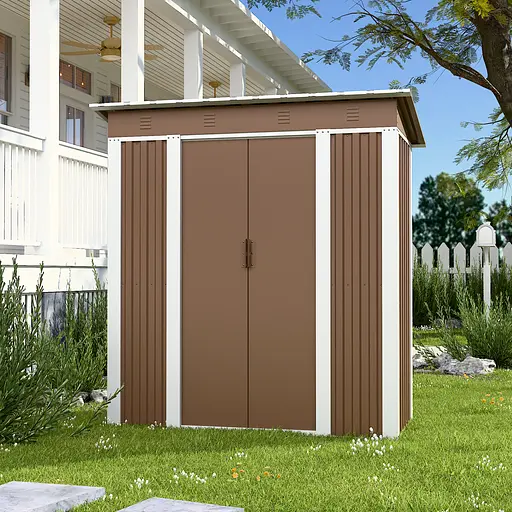 Хозблок-сарай металлический SS-01 (185х180х90см.) - фото 5