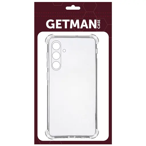 TPU чохол GETMAN Ease logo посилені кути Full Camera для Samsung Galaxy S25 Безбарвний (прозорий) - фото 3
