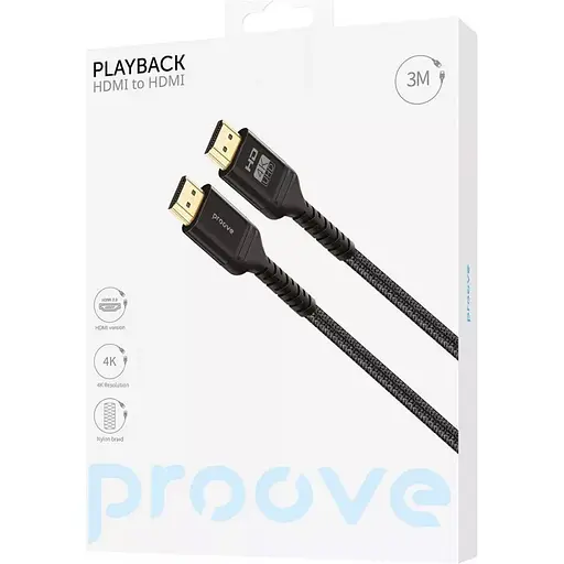 Кабель Proove PlayBack HDMI to HDMI 3м (DCP320003601) [133323] - фото 2