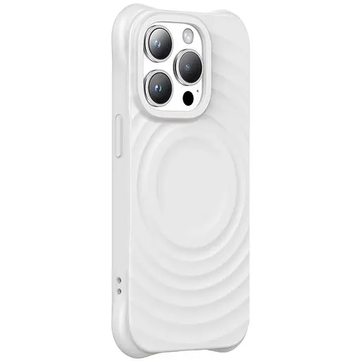 Чохол Epik TPU Orbit with MagSafe для Apple iPhone 12 Pro/12, 6.1 White - фото 1