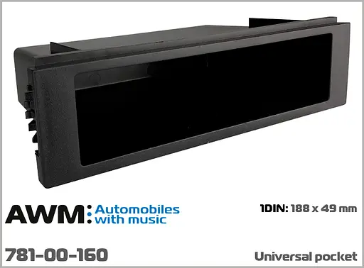 Универсальный карман AWM 1DIN (781-00-160) - фото 6