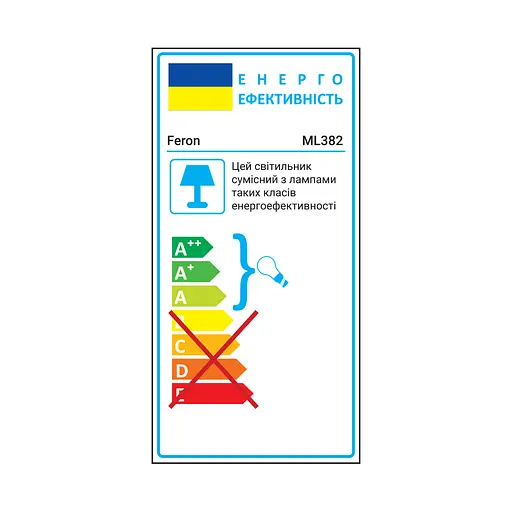 Спот Feron ML382 під лампу чорний - фото 2