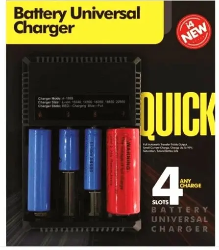 Універсальний зарядний пристрій i4-1688 для акумуляторів 26650 18650 14500 16340 - фото 5