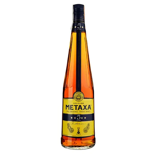 Уценка. Алкогольный напиток Metaxa 5 зірок 38% 1 л