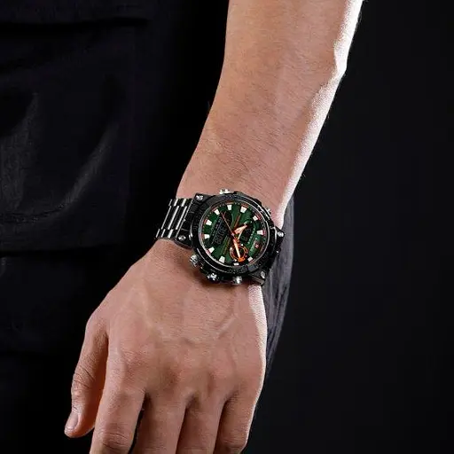 Часы мужские тактические Naviforce Brutal (Черный) - фото 3