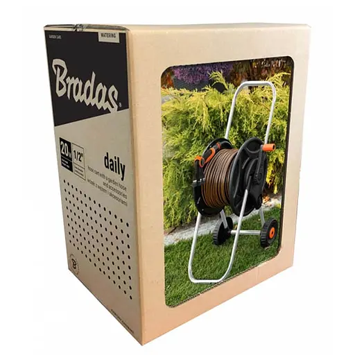 Візок для шлангу Bradas BLACK LINE 1/2" 20 м ECO-AG26020SET1 - фото 2