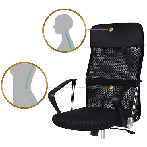 Офисное кресло Hanert Wohl Black - фото 7