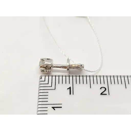 Золоті сережки-пуссети Імперія золота з фіанітами. СП1109БИ - фото 3