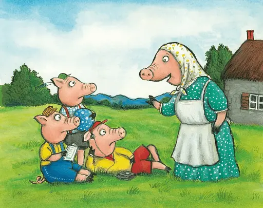 Троє маленьких поросят і злий вовк - фото 4