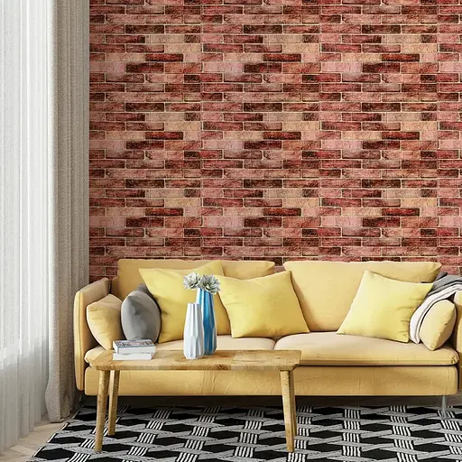 Панель стінова 3D Wall Sticker 700х770х2 мм коричнева SW-00001910 - фото 6