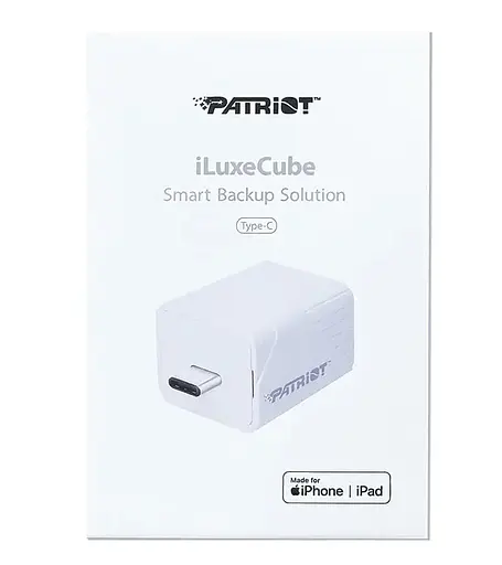 Флэш-накопитель + зарядное Patriot iLuxe Cube C Auto Backup 512 GB USB 3.2 Gen 1 Type-C (PI512GCUW30C) - фото 4