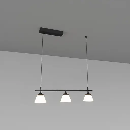 Підвісний світильник Skarlat RHL77026 3*6W BK 4000K - фото 1