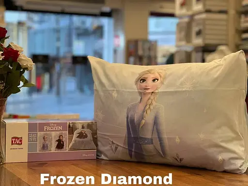 Підлітковий комплект Disney Frozen Diamond Ранфорс / простирадло на резинці Tac pbe0051175 - фото 2