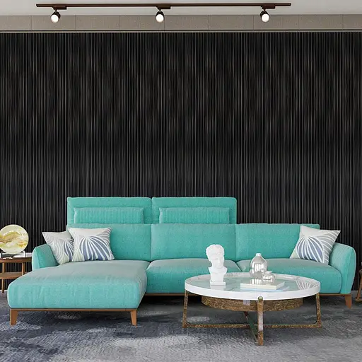 Рейка декоративная Wall Sticker PS 2900х120х11 мм Черная SW-00002148 - фото 7