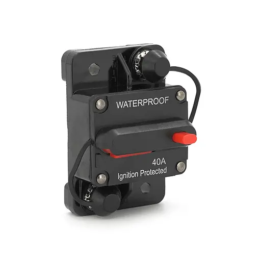 Автоматичний вимикач запобіжник однополюсний постійного струму 12-48V GG-CB5 Waterproof 40A - фото 1
