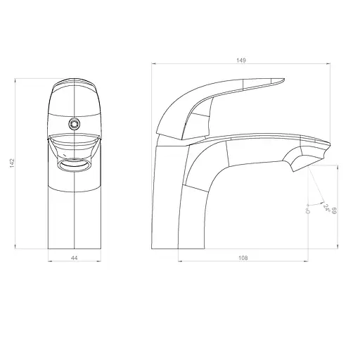 Змішувач для раковини DAMIXA Palace Bit (310210000) - фото 9