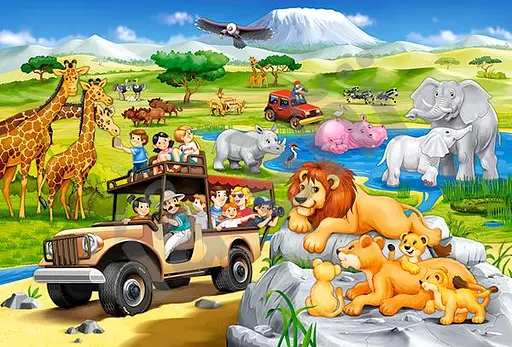 Пазли Castorland Сафарі, 40 елементів, 59x40 см, B-040322