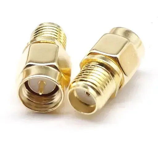 Перехідник з SMA male на SMA female зі штирьком з 1-ї сторони - фото 2