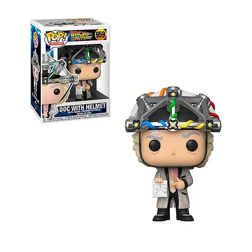 Фігурка Funko Pop Назад у майбутнє Док у шоломі Back to the Future Doc with helmet 10 см FP BF D H 959