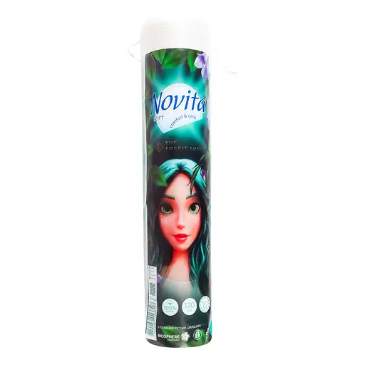 Ватные косметические диски Novita Soft The Forest Song 120 шт. - фото 2