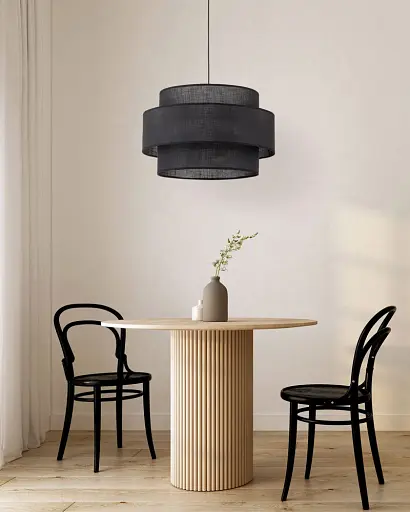 Підвісний світильник, люстра TK Lighting 4999 Calisto E27 1x15W IP20 чорний - фото 2