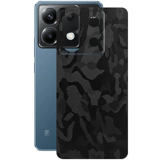 Захисна плівка StatusSKIN для Xiaomi Poco X6 Корпус Вініл Камуфляж чорний - фото 1