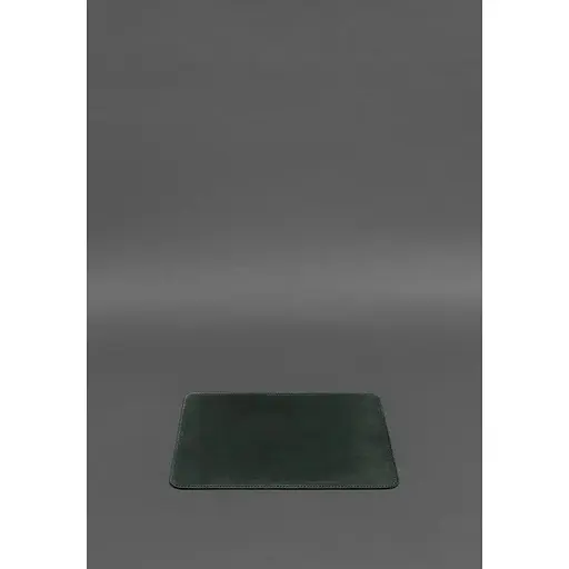 Килимок для мишки  BlankNote Crazy Horse з натуральної шкіри 1.0 зелений - фото 3