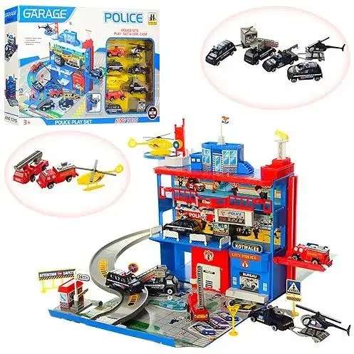 Дитячий ігровий набір A-Toys Поліцейська частина 566-14 транспорт, наклейки, 50 елементів - фото 2