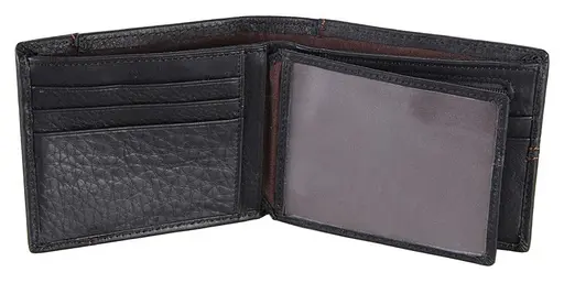 Мужской кожаный кошелек Vintage 12x9.5 см acs0015365 - фото 6