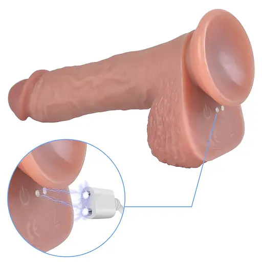 Фаллоимитатор Erospace Natural Play D6 22 см телесный - фото 8