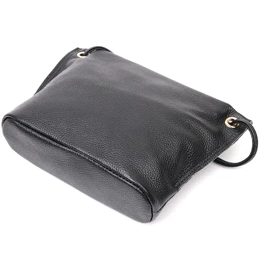 Женская трапециевидная сумка Vintage из натуральной кожи 26х18х6.5 см sum0029021 - фото 5