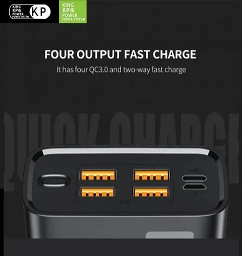 Зарядное устройство для телефона Power bank Power bank KP PD-32 30000 mAh с дисплеем Черный - фото 7