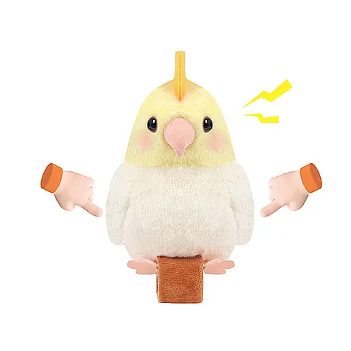 Папуга на руку, 15 см, звук, повторюшка, браслет, плюшевий, 933-144-145E (В асортименті) - фото 3
