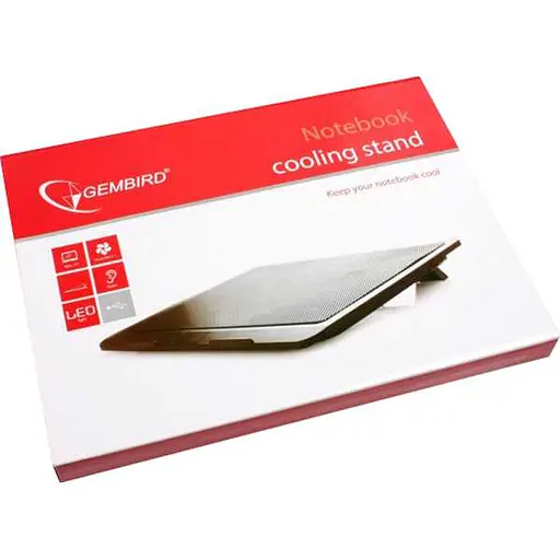 Підставка для ноутбука Gembird 15,6" Black (NBS-1F15-04) - фото 4