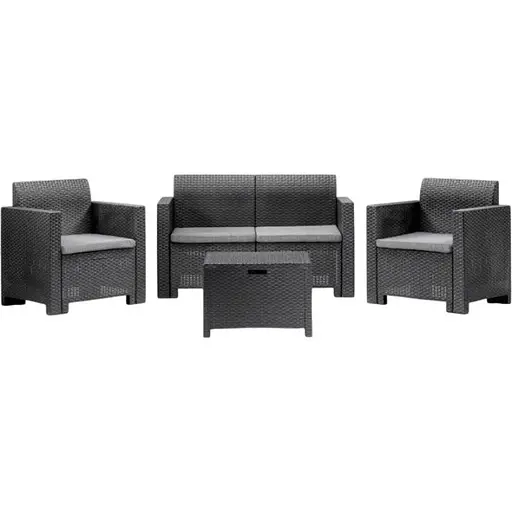 Набор садовой мебели Bica Nebraska 2 графит - фото 1