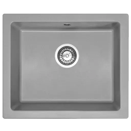 Гранітне кухонне миття Rea Nels grey granit ZLE-00118, Сірий - фото 1