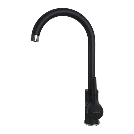Змішувач для кухні Globus Lux Lazer GLLR-203S-BB Чорний - фото 4