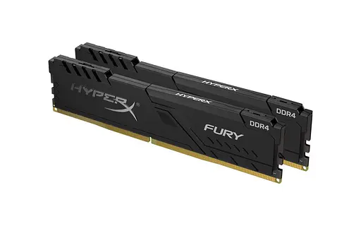 Модуль памяти HyperX DDR4 16Gb (2x8) Kingston Fury 2666 MHz Black (HX426C16FB3K2/16) Б/у - фото 2