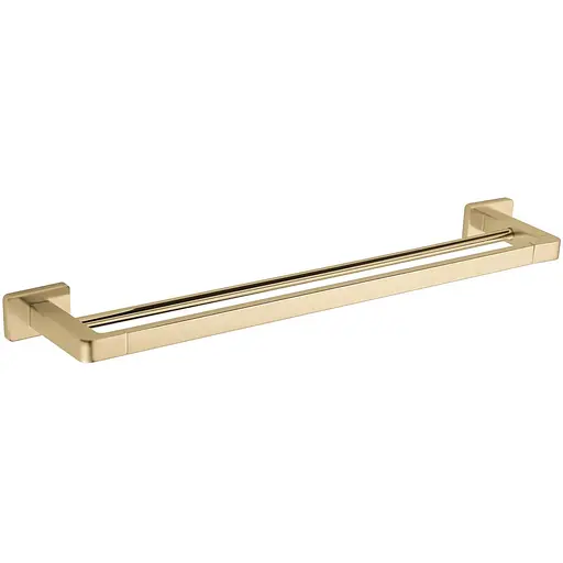 Тримач для рушника VBI Mars brushed gold подвійна VBI-040108BG Золотий - фото 1