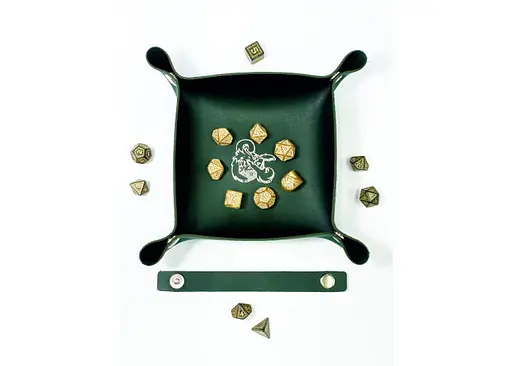 Настольная игра Планета Ігор Лоток для кубиков Дракон (зеленый) (Dice tray Dragon green) (pi-dt012) - фото 7