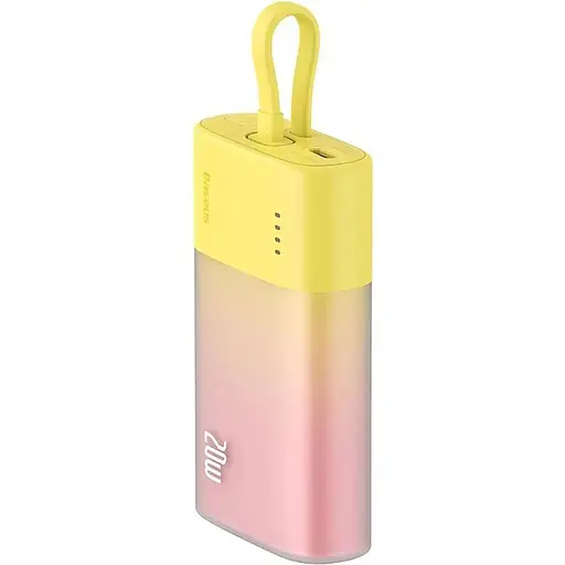 Внешний аккумулятор Baseus Popsicle Type-C 5200mAh 20W Yellow (P10055600Y12-01) [125028]