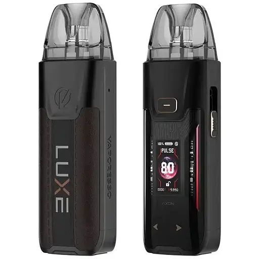 Под-система Vaporesso LUXE XR Max 2 80W Pod 3200mAh 5ml електронна сигарета Kit Dark Black Leather (18823) - фото 2
