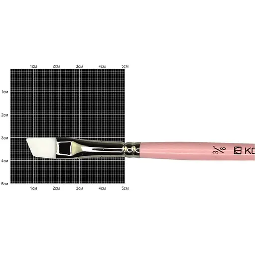 Пензель синтетика кутова Flamingo 1023A № 3/8 Kolos