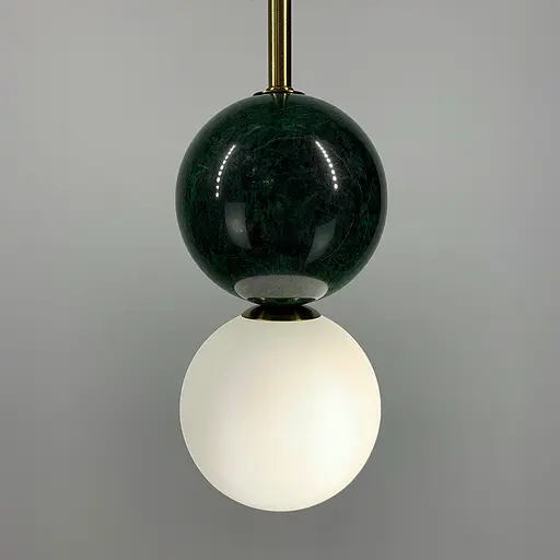 Светильник DALT с изумрудным мрамором в стиле Арт-деко Line.F SC 5/1 GR - фото 4