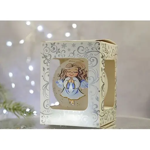 Ялинкова прикраса Санта Шоп Ангелики Розумниця скло (4820001112542) - фото 4