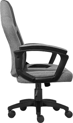 Геймерское детское кресло GT Racer серое с черным (X-1414 Fabric Gray/Black Suede) - фото 3