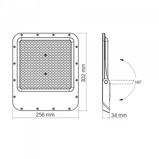 LED прожектор VIDEX PREMIUM F2 200W 5000K - фото 8
