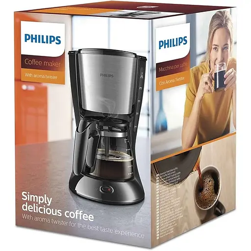 Кофеварка капельная Philips Daily Collection 1.2 л черная (HD7459/20) - фото 3